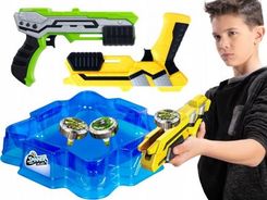 Zdjęcie Dumel Silverlit Deluxe Battle Pack Zestaw Spinner Pistolet - Żerków