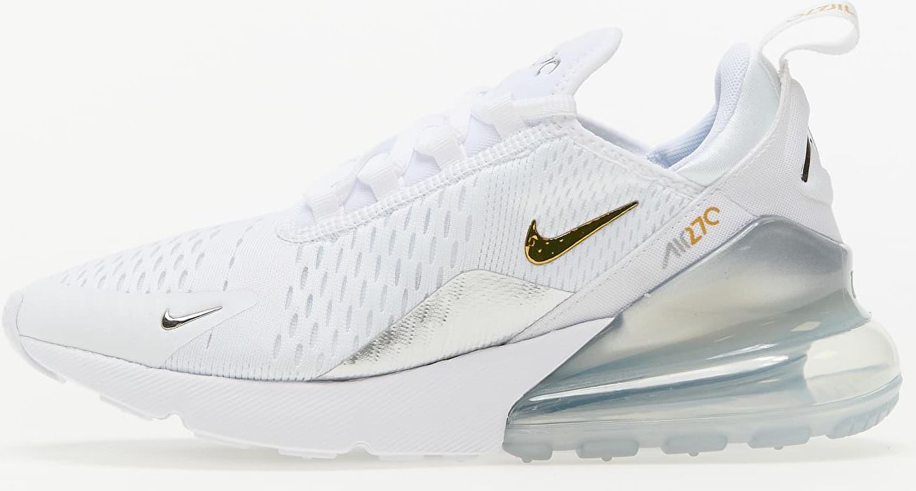 Nike Wmns Air Max 270 Essential White/ Metallic Gold-Metallic Silver - Ceny  i opinie - Ceneo.pl
