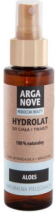 Arganove Hydrolat Do Ciała I Twarzy Aloes 100% Naturalny 100Ml