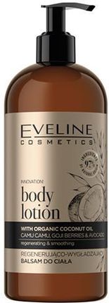 Eveline Cosmetics Organic Gold Regenerująco Wygładzający Balsam Do Ciała 500 ml