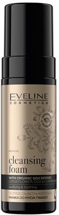 Eveline Cosmetics Organic Gold Oczyszczająco Łagodząca Pianka Do Mycia Twarzy 150Ml