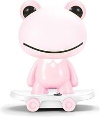 Lampex Lampka dekoracyjna Frog Skater różowa