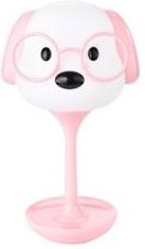 Lampex Lampka dekoracyjna Puppy różowa