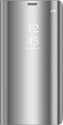 Telforceone Pokrowiec Smart Clear View do Samsung A70 srebrny