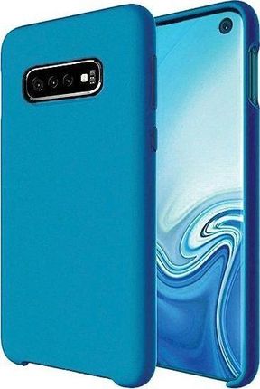 Beline Etui Silicone Samsung S21+ niebieski/blue