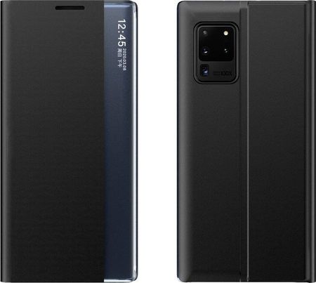 Hurtel New Sleep Case pokrowiec etui z klapką z funkcją podstawki Samsung Galaxy A02s czarny