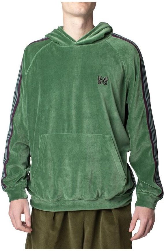 NEEDLES|HOODIES/ZIP-UPS (Track Hoody - OLIVE (PU279)) Needles Hoodie - Ceny i opinie - Ceneo.pl