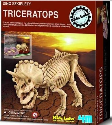 4M Zrób To Sam Wykopaliska Triceratops 3228