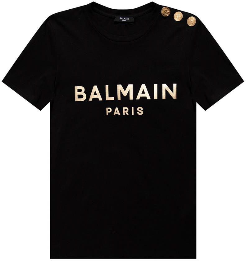 Tシャツ・カットソー BALMAIN Woman T-Shirt Grey DH1EG010BC72 YGD Balmain T-shirt - Ceny i opinie - Ceneo.pl