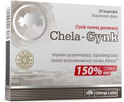 gdzie najlepiej kupić Pozostałe preparaty dla sportowców Olimp Chela-Cynk 30 kaps.