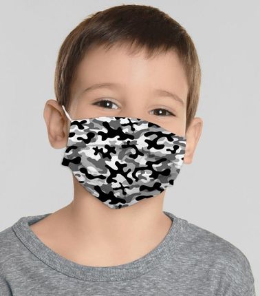 Omega 100% Cotton Child Face Mask Multiple Use Military 45493