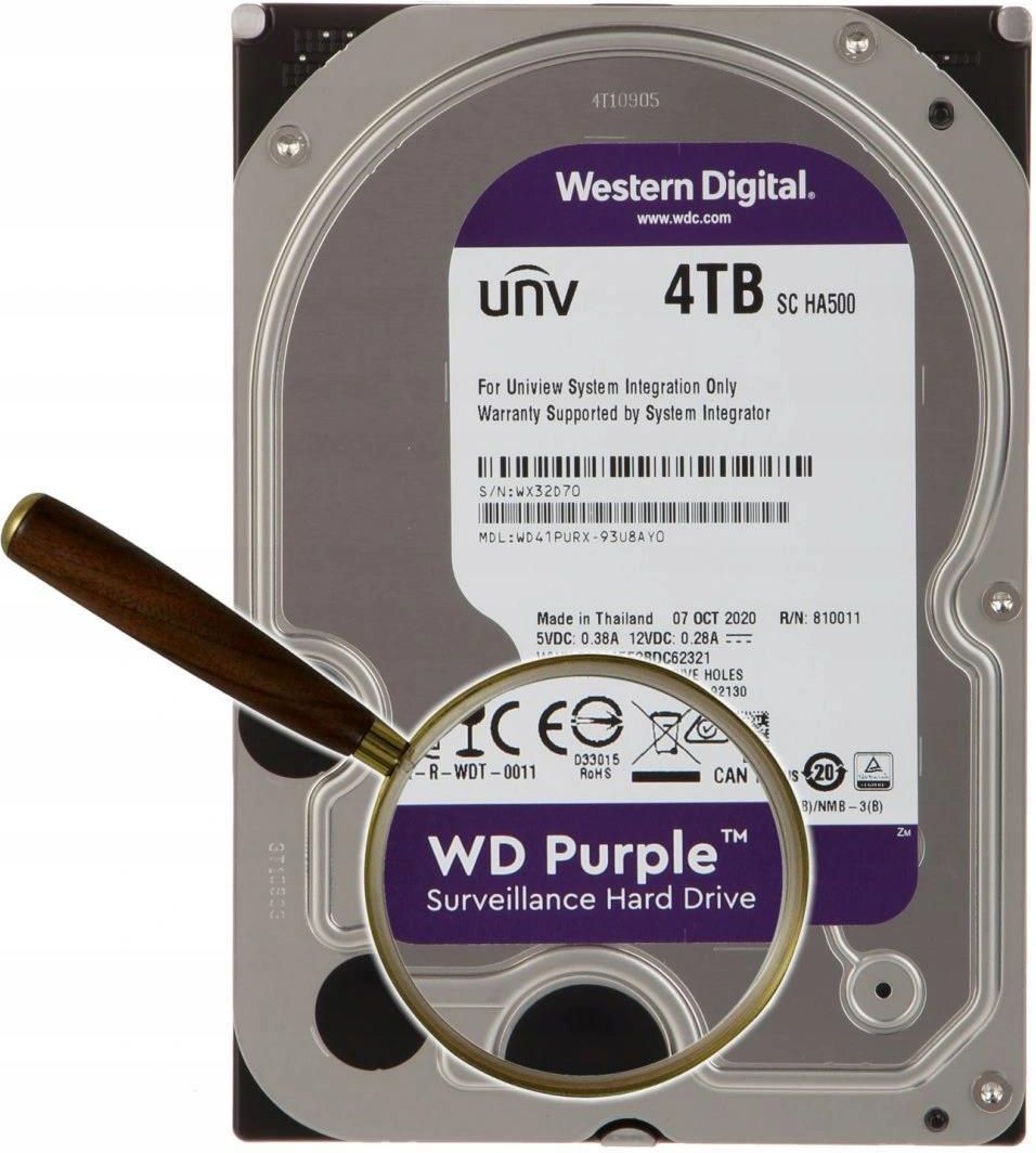 WesternDigital製4TB HDD WD42PURZ[通電7時間] WesternDigital製4TB HDD WD42PURZ[通電7時間] - メルカリ
