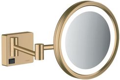 Hansgrohe Addstoris Lusterko Kosmetyczne Z Oświetleniem Brąz Szczotkowany 41790140