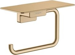 Zdjęcie Hansgrohe Addstoris Uchwyt Na Papier Toaletowy Z Półką Brąz Szczotkowany 41772140 - Bielsko-Biała