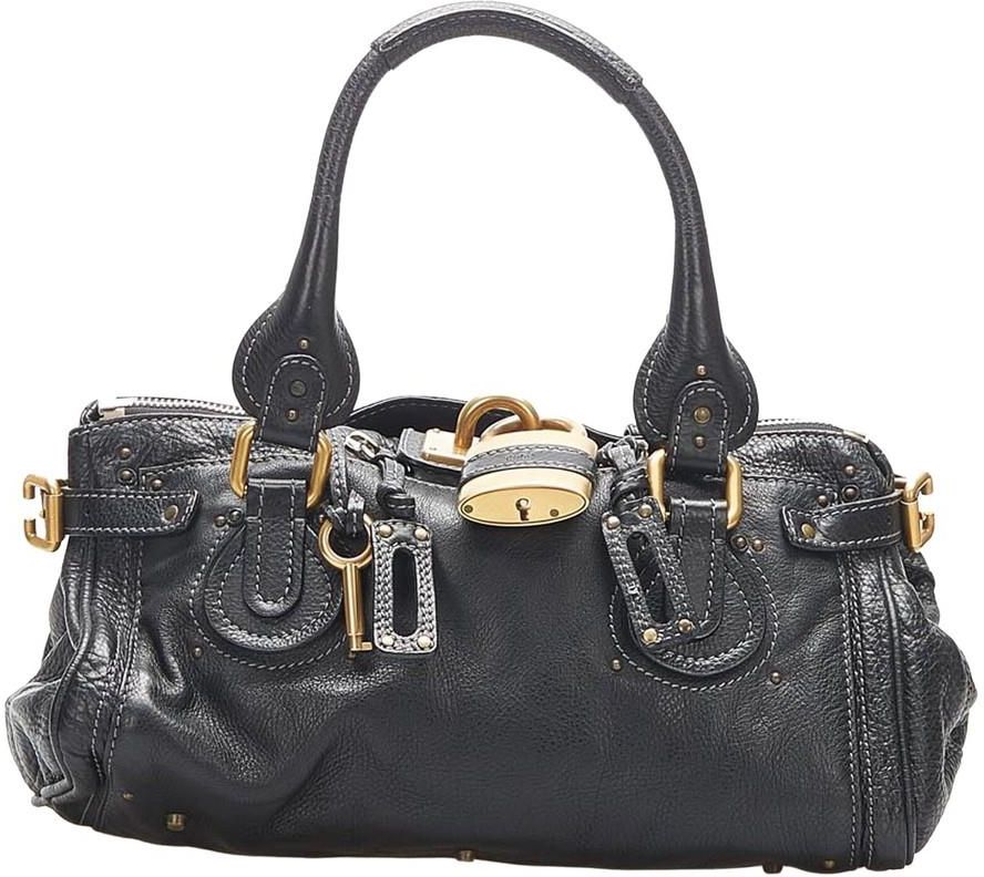 Vintage Chloé Paddington Bags Chloé Vintage Mini Paddington Leather Handbag - Ceny i