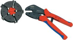 Zdjęcie Knipex Szczypce do osadzania końcówek z magazynkiem wymiennym "MULTICRIMP" 250mm 97 33 02 - Gorlice