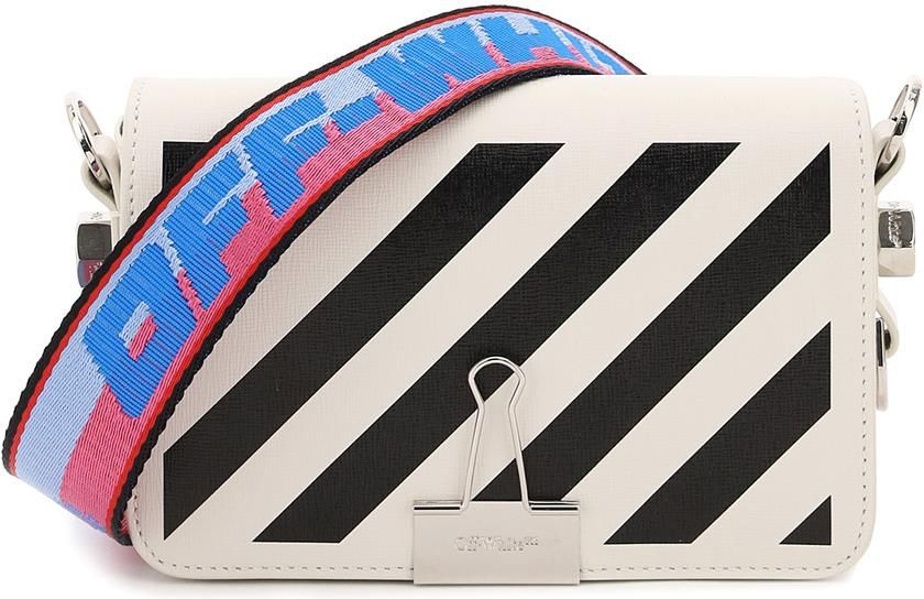 バッグ OFF-WHITE DIAG FLAP CLIP SHOULDER BAG Off White diag flap binder clip shoulder bag - Ceny i opinie