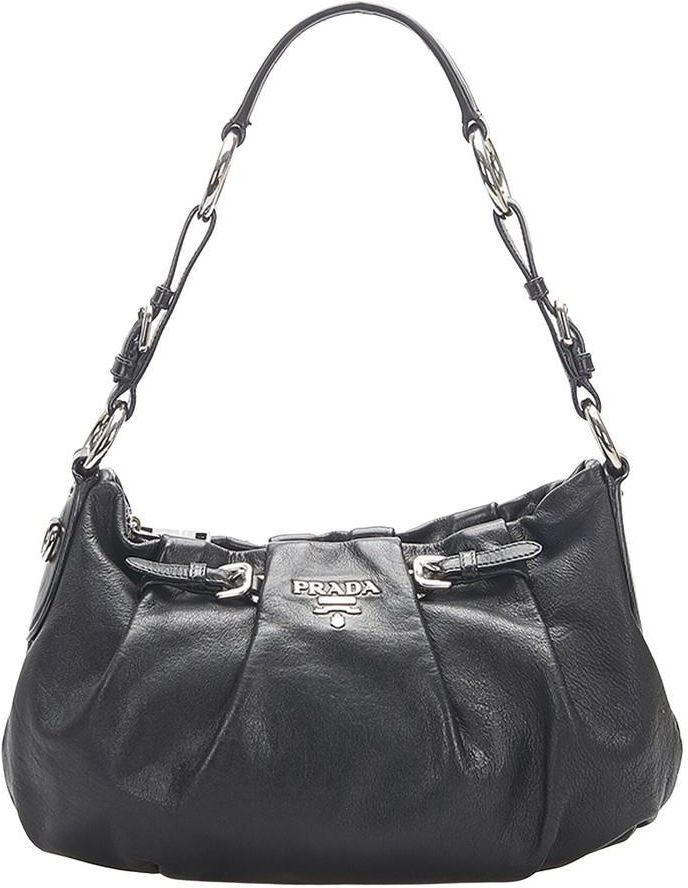 バッグ 00S PRADA VITELLO DAINO LEATHER HOBO BAG Prada Vintage Vitello Daino Leather Hobo Bag - Ceny i opinie