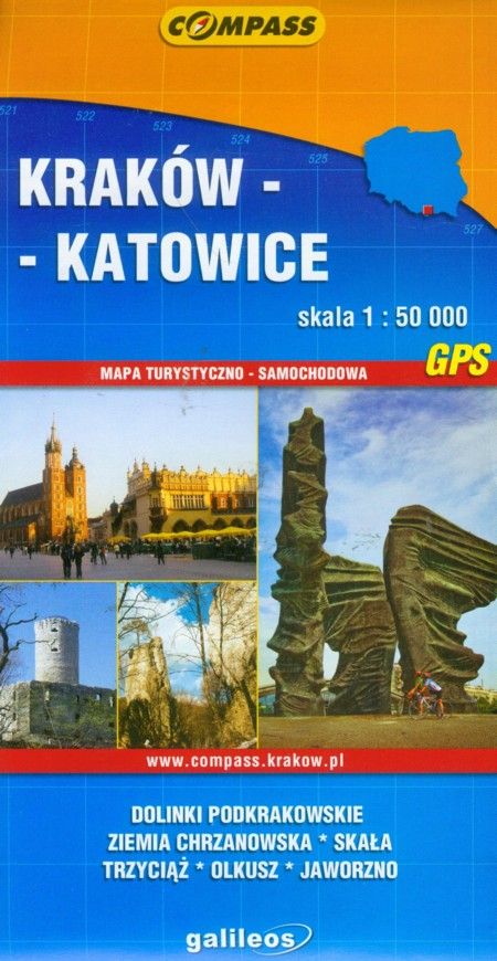 samochodowa mapa katowic Kraków Katowice mapa turystyczno samochodowa   Ceny i opinie 