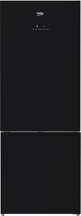 Lodówka Beko RCNE560E60ZGBHN z zamrażalnikiem dolnym 192 cm Czarna
