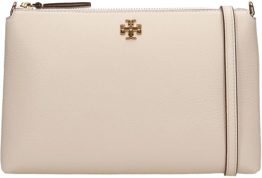 TORY BURCH Kira pebbled top zip crossbody - Ceny i opinie 