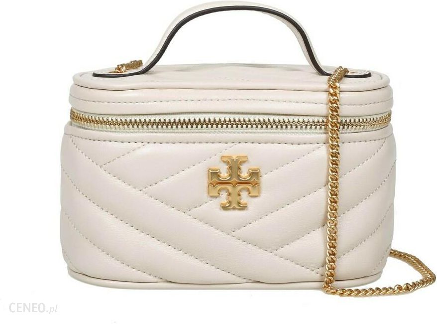 TORY BURCH kira chevron vanity case in quilted leather - Ceny i opinie -  
