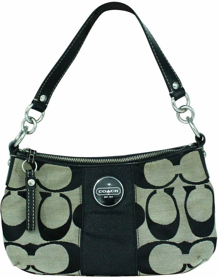 Coach Vintage Pre-owned Monogram Fabric Handbag / Shoulder