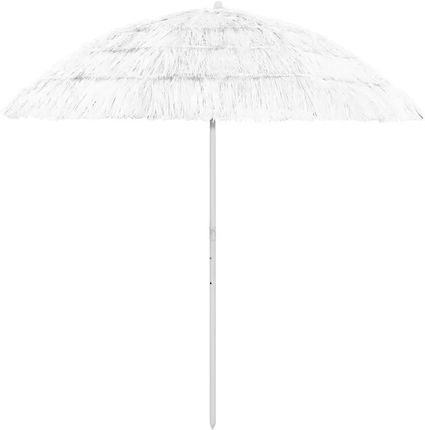 Vidaxl Parasol Plażowy Biały 240cm