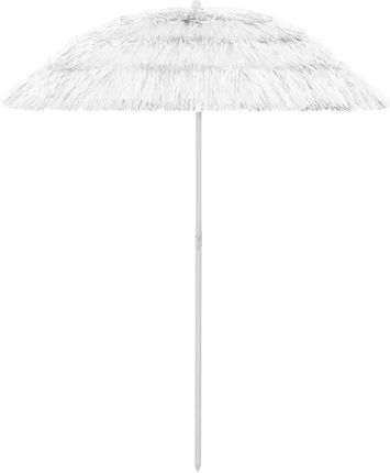 Vidaxl Parasol Plażowy Biały 180cm