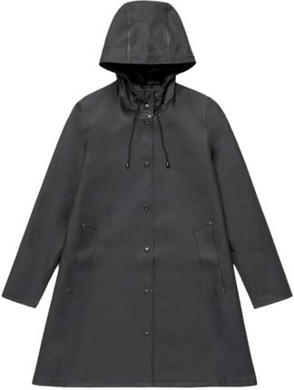 stutterheim black raincoat