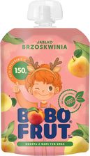 Bobo Frut Mus W Tubce Jabłko Brzoskwinia dla dzieci po 1 Roku 150g - Deserki dla dzieci