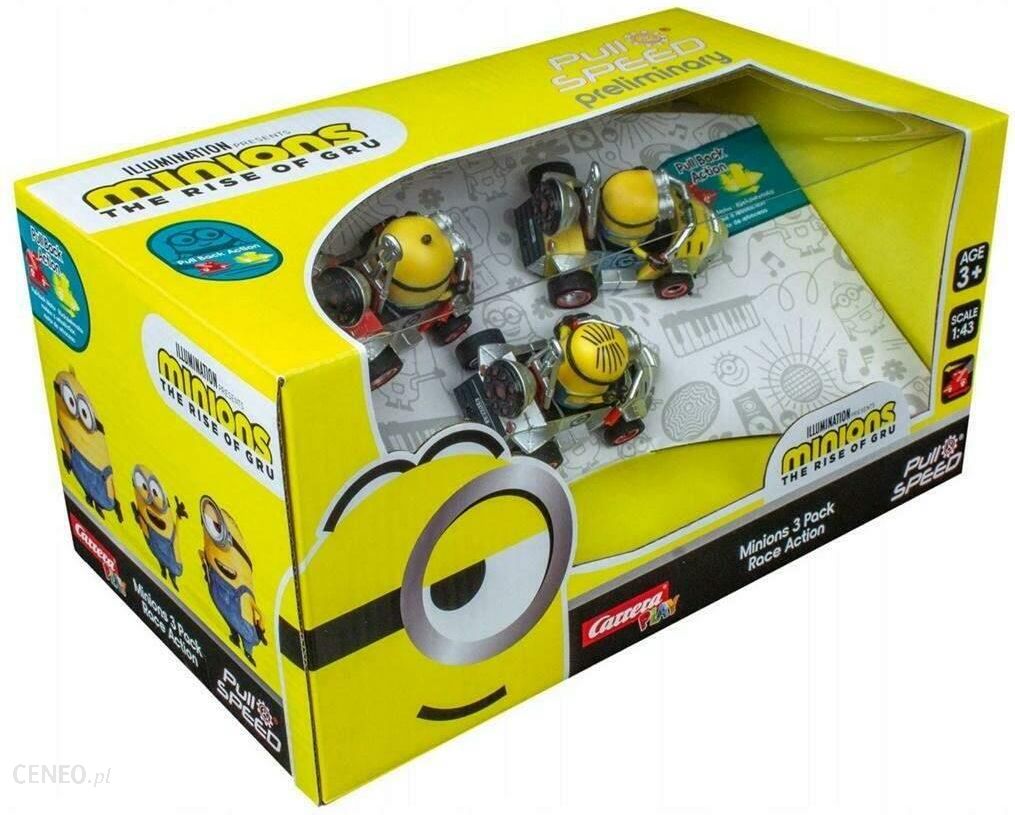 Carrera Pull&Speed Minions 3 Pack Race Action - Ceny i opinie 