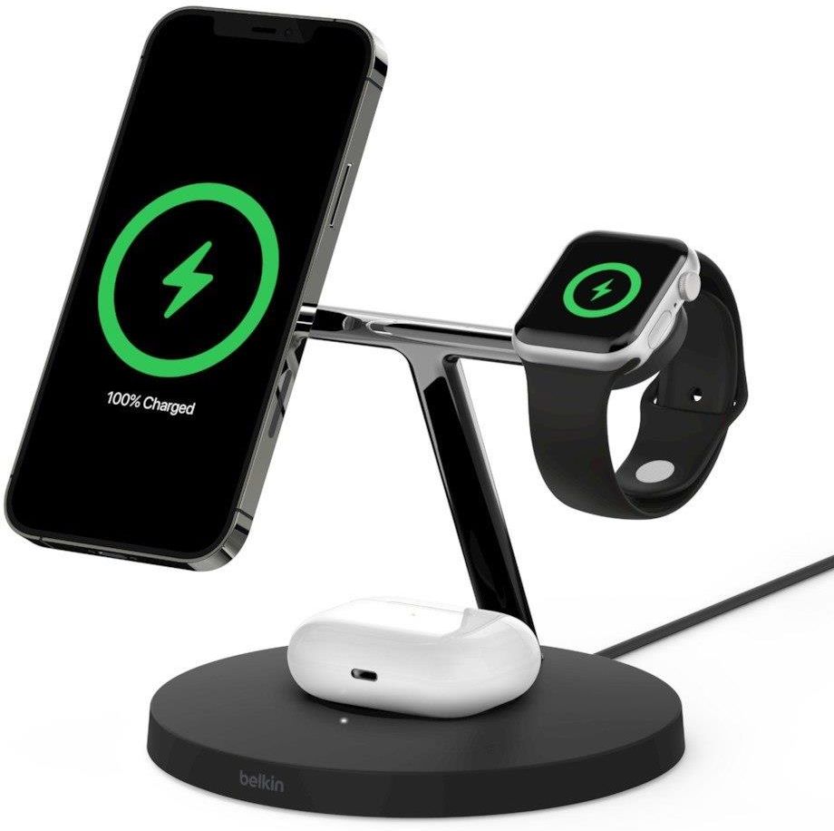 Ładowarka do telefonu Belkin MagSafe 3w1 Wireless Charger 15W Czarny - Opinie i ceny na Ceneo.pl Ładowarka do telefonu Belkin MagSafe 3w1 Wireless Charger 15W Czarny - Opinie i ceny na Ceneo.pl
