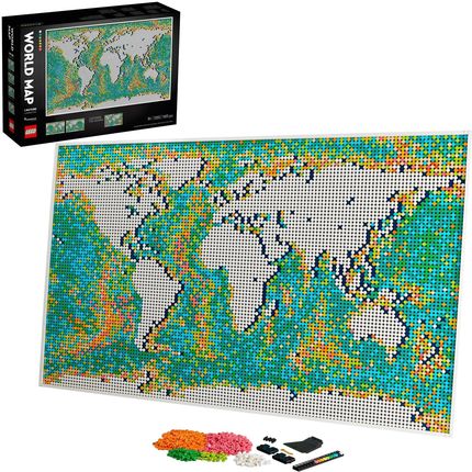 LEGO Art 31203 Mapa świata