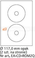 Zdjęcie Igepa Etykiety samoprzylepne na CD IGEPA śr. 117 41 mm 2 etykiety str. [EA-CD-ROM2Q] - Sępopol