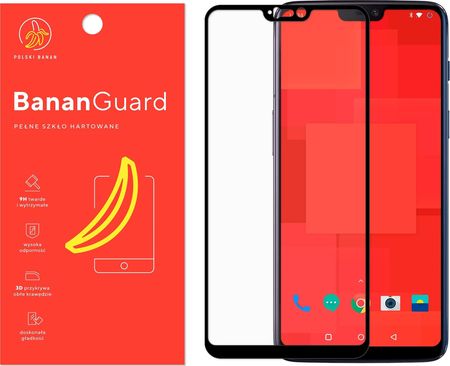 Polski Banan Szkło hartowane 3D BananGuard czarne do OnePlus 6