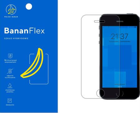 Polski Banan Szkło hybrydowe BananFlex do Apple iPhone 5 / 5s / 5c / SE
