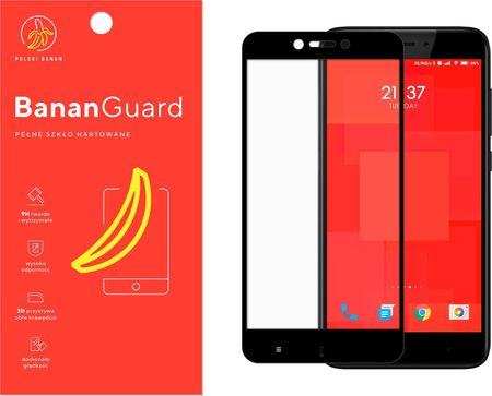 Polski Banan Szkło hartowane 3D BananGuard czarne do Xiaomi Redmi 4X