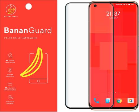 Polski Banan Szkło hartowane 3D BananGuard czarne do Xiaomi Mi 10 Pro