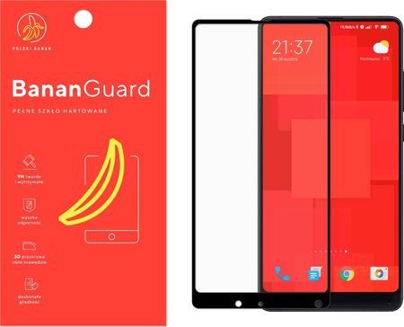 Polski Banan Szkło hartowane 3D BananGuard czarne do Xiaomi Mi Mix 2s