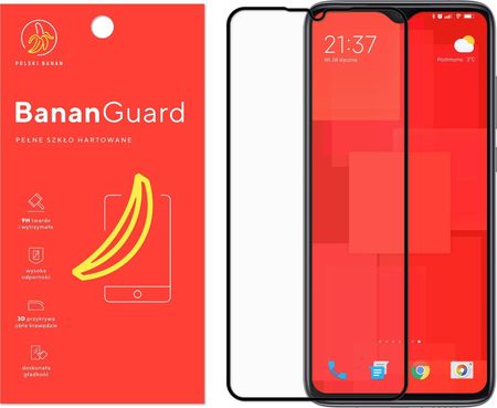 Polski Banan Szkło hartowane 3D BananGuard czarne do Xiaomi Redmi Note 8 Pro