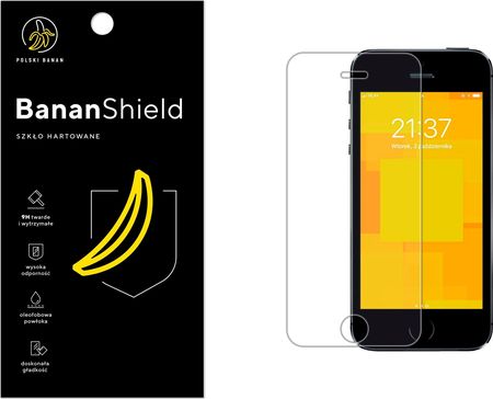 Polski Banan Szkło hartowane BananShield do Apple iPhone 5 / 5s / 5c / SE