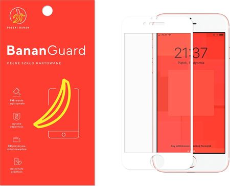Polski Banan Szkło hartowane 3D BananGuard białe do Apple iPhone 6 / 6s