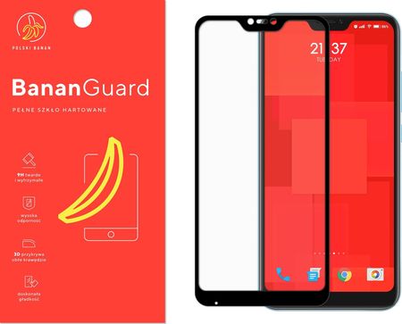 Polski Banan Szkło hartowane 3D BananGuard czarne do Xiaomi Mi A2 Lite / Redmi 6 Pro