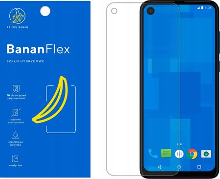 Polski Banan Szkło hybrydowe BananFlex do Motorola One Vision