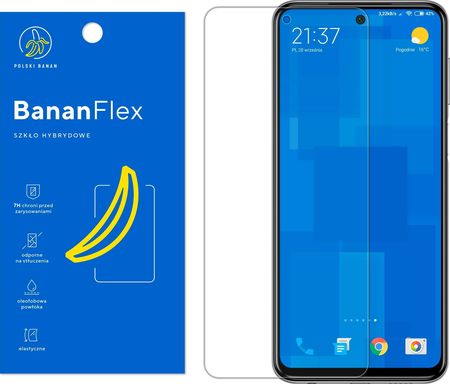 Polski Banan Szkło hybrydowe BananFlex do Xiaomi Redmi Note 9 Pro / 9S