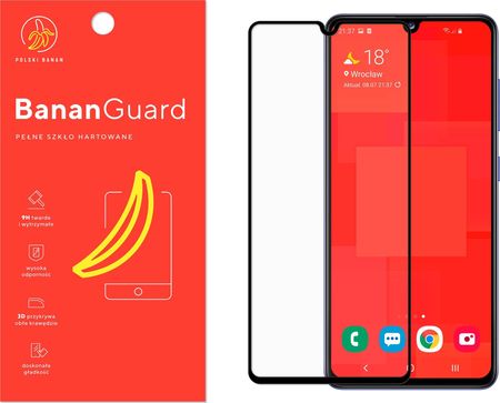 Polski Banan Szkło hartowane 3D BananGuard czarne do Samsung Galaxy A41
