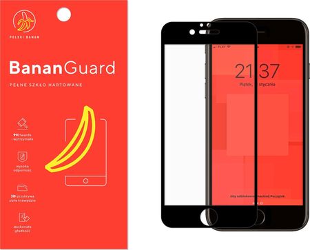 Polski Banan Szkło hartowane 3D BananGuard czarne do Apple iPhone 6 / 6s