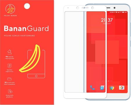 Polski Banan Szkło hartowane 3D BananGuard białe do Xiaomi Redmi 6 / 6A
