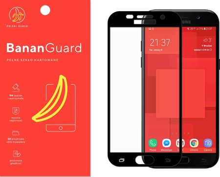 Polski Banan Szkło hartowane 3D BananGuard czarne do Samsung Galaxy A5 2017